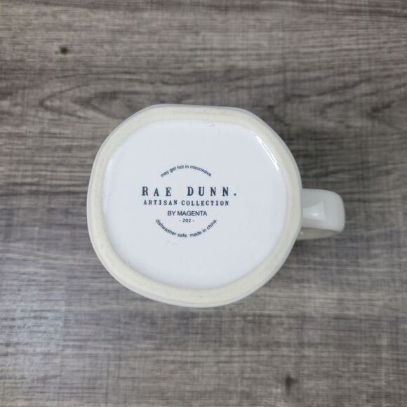 Rae Dunn Artisan Collection White & Orange Ceramic Farmhouse Trick or Treat Mug - Picture 6 of 6